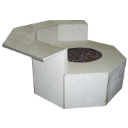 Graysen Woods, Fire Pit, Body Blocks, Standard Series, Octagon Fire Pit with Dining Ledge