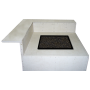 Graysen Woods, Fire Pit, Body Blocks, Standard Series, Square Fire Pit with Dining Ledge